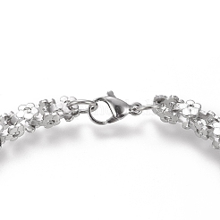 Anlaufgeschützte Panzerkettenarmbänder aus 304er Edelstahl&nbsp;BJEW-I288-03P