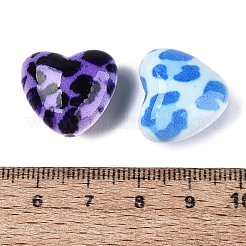 Undurchsichtige Acrylperlen mit Leopardenmuster&nbsp;OACR-Q199-06