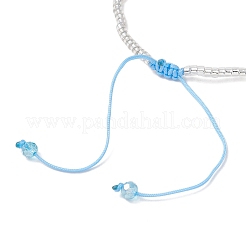 Braccialetti intrecciati con perline di vetro&nbsp;BJEW-MZ00176-05