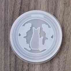 Moules en silicone pour décoration de pendentif de la série Noël&nbsp;DIY-M057-03F