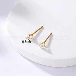 Boucles d'oreilles à tige carrées en acier inoxydable 201&nbsp;ZA1233