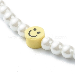 Collane di perline rotonde di perle di vetro per bambini&nbsp;NJEW-JN03605