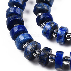 Natürlicher Lapislazuli Perlenstränge&nbsp;G-N327-07B