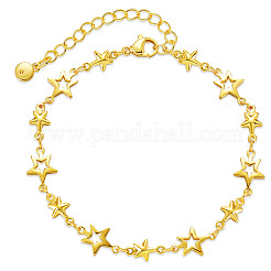 Messing-Gliederkettenarmbänder für Frauen&nbsp;WG7C36B-01