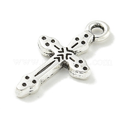Tibetischer stil Aluminium Anhänger & Charms&nbsp;LS-TIBE-I026-6014AS