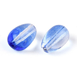 Perles de verre transparentes de peinture de cuisson&nbsp;DGLA-N014-10E