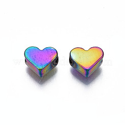 Gestellplattierung aus Legierungsperlen in Regenbogenfarbe&nbsp;PALLOY-S180-340