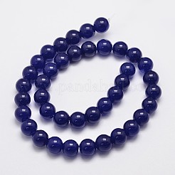 Natürliche und gefärbte Perle Malaysia Jade Stränge&nbsp;G-A146-10mm-A22