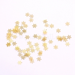 Hohle Messing-Cabochons&nbsp;MRMJ-WH0071-13-G