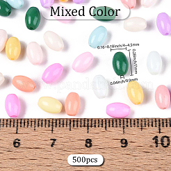 500 pieza de cuentas de vidrio para pintar para hornear&nbsp;SEED-PA0001-05A