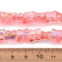 Chapelets de perles en verre transparente  &nbsp;GL-CBAAE04-02C