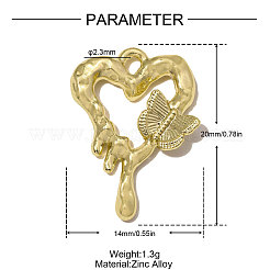 Zink Legierung Anhänger & Charms&nbsp;AL-OY001-15G