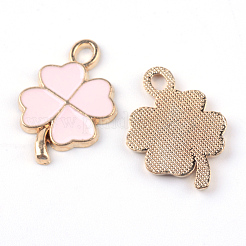 Or lumière pendentifs en émail d'alliage&nbsp;ENAM-Q032-07A