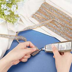 Ruban de strass en résine hotfix&nbsp;OCOR-WH0058-40