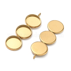 Cabochon-Fassungen für Anhänger aus Edelstahl 304&nbsp;STAS-K320-03A-G