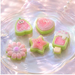 Cabochons en résine opaque&nbsp;RE-CBAB663-03