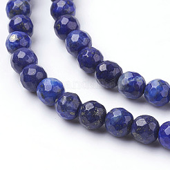 Stränge aus natürlich gefärbten Lapislazuli-Perlen&nbsp;X-G-G059-6mm