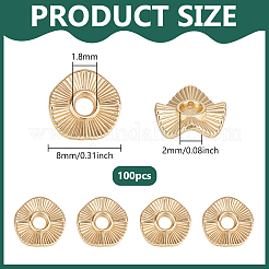 100 pezzo di perline distanziali in lega&nbsp;FIND-PH0059-98B