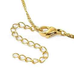 Collane a catena in acciaio inossidabile 304&nbsp;NJEW-K264-02G
