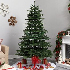 Runde Perlen aus ABS-Kunststoff mit eisernem Weihnachtsbaumschmuck&nbsp;HJEW-PH02600