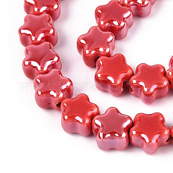 Main porcelaine brins de perles&nbsp;PORC-N011-04G