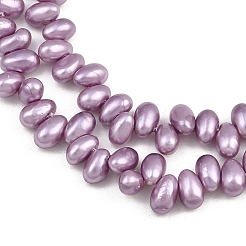 Perles de perles de coquille galvanoplastie&nbsp;BSHE-B009-A01-5x8mm-03