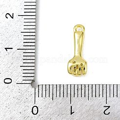 Messingpflaster klare Zirkonia Anhänger&nbsp;KK-L238-10G