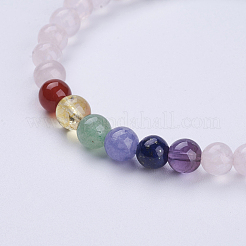 Braccialetti di fascino della pietra preziosa naturale&nbsp;BJEW-JB03502