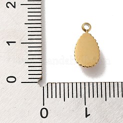 Natürliche Labradorit-Tropfen-Charms&nbsp;STAS-B074-04G-03