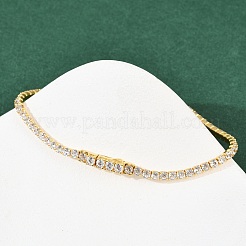 925 Tennisarmband aus Sterlingsilber mit Mikropavé und Zirkonia für Damen&nbsp;BJEW-C117-01A-G02