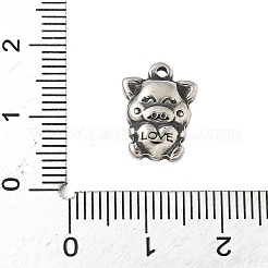 Anhänger im tibetischen Stil aus 304 Edelstahl&nbsp;STAS-S185-10AS-C