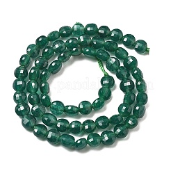 Naturales teñidos abalorios de jade blanco hebras&nbsp;G-C179-A6mm-07