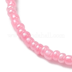 6 Stück 6 Farben Blumen-Acryl-Stretch-Armbänder&nbsp;BJEW-JB10235-01