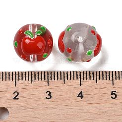 Brins de perles en verre émaillé faits à la main&nbsp;LAMP-A001-A09