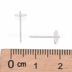 925 Sterling Silber Ohrstecker Zubehör&nbsp;STER-K167-044A-S
