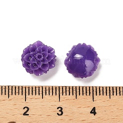 Synthetische Korallen 3 d Blume Rose Perlen&nbsp;CORA-L046-A04