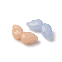 Leuchtende transparente Acrylperlen&nbsp;X-LACR-S001-08