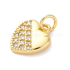 Pendentifs avec zircon cubiques à micro-pavés en laiton&nbsp;KK-S510-49G-03