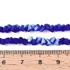 Perles de verre dépoli transparent&nbsp;GLAA-N054-4mm-11