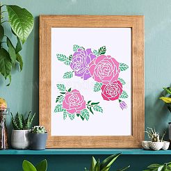 Modelli di stencil per pittura da disegno riutilizzabili in plastica&nbsp;DIY-WH0172-389