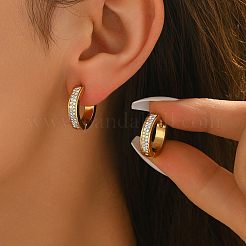 Pendientes de aro de acero inoxidable&nbsp;KS1953