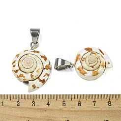 Natürliche Shiva Augenmuschel Anhänger&nbsp;BSHE-G039-05