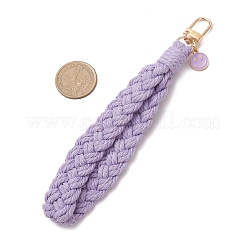 Decorazioni pendenti in cotone intrecciato fatte a mano&nbsp;HJEW-JM02797