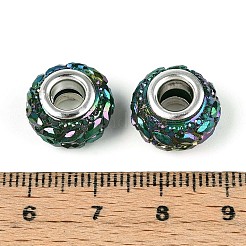 Undurchsichtiges Harz europäische Perlen&nbsp;RESI-T057-29B