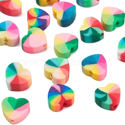 98~105 Stück 7 Farben handgefertigte Polymer Clay Perlen&nbsp;CLAY-YW0001-49