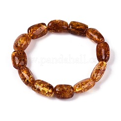 Stretch-Armbänder aus natürlichem Bernstein für Männer und Frauen&nbsp;BJEW-T018-24