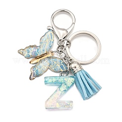 26 porte-clés à pompon en résine époxy transparente&nbsp;KEYC-JKC01202-26