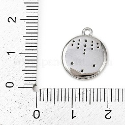 Pendentifs en laiton zircon cubique transparent&nbsp;KK-L238-29P