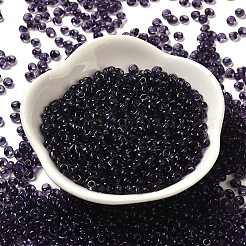 Perles de rocaille en verre de couleurs transparentes&nbsp;SEED-P006-02A-12