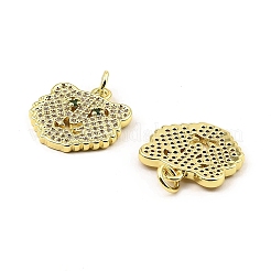 Colgantes de latón chapado en oro real de 18k&nbsp;KK-B077-09G